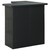 4 Piece Patio Bar Set with Cushions Poly Rattan Black A949-3064923