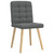 Dining Chairs 6 pcs Dark Gray Fabric A949-3315462