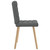 Dining Chairs 6 pcs Dark Gray Fabric A949-3315462