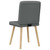 Dining Chairs 6 pcs Dark Gray Fabric A949-3315462