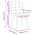 Dining Chairs 6 pcs Dark Gray Fabric A949-3315462