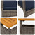 Garden set Grey Poly Rattan A949-42025106