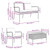 Garden set Grey Poly Rattan A949-42025106