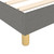 Box Spring Bed Frame Dark Gray Queen Fabric (US Only) A949-3120656