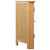 Corner Cabinet 31.4"x13.1"x30.7" Solid Oak Wood A949-247039