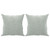 3-Seater Sofa with Throw Pillows Light Gray 70.9" Velvet A949-3200955