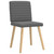 Dining Chairs 4 pcs Dark Gray Fabric A949-3315275