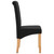 Dining Chairs 6 pcs Black Fabric A949-277276