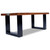 Coffee Table Teak Resin 39.4"x19.7 A949-243467