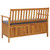 Patio Storage Bench 47.2" Solid Acacia Wood A949-310276