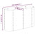 Patio Raised Bed Galvanized Steel 114x40 x 26.8 " Brown A949-318890