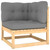 8 Piece Patio Lounge Set with Cushions Solid Wood Pine A949-3076334