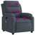 Massage Recliner Chair Dark Grey Velvet A949-3206173