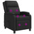 Massage Recliner Black Faux Leather A949-42034861
