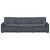 Modular Sofa with Cushions Dark Gray A949-3321100