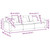 Modular Sofa with Cushions Dark Gray A949-3321100