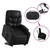 Stand up Massage Recliner Chair Black Faux Leather A949-3206058