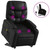 Stand up Massage Recliner Chair Black Faux Leather A949-3206058