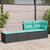 2 Piece Patio Sofa Set with Cushions Black Poly Rattan Acacia A949-3328660