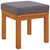 9 Piece Patio Dining Set with Cushions Solid Wood Acacia A949-3154977