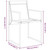 Garden Dining Set 5 pcs Black Textilene and Steel A949-3379343