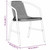 Garden Dining Set 9 pcs Black Powder-Coated Steel A949-3379386