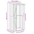 Garden Sheds Anthracite 40.55 x 29.13 x 78.74 in Metal A949-42011293