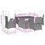 5 Piece Patio Dining Set with Cushions Black Poly Rattan A949-3277437