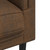 3 Piece Sofa Set with Pillows Brown Velvet A949-3209256