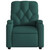 Electric Massage Recliner Chair Dark Green Fabric A949-3206072