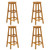 5 Piece Patio Bar Set Solid Wood Acacia A949-3116001