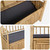 Garden Storage Bench 110 x 47 x 80 cm Bamboo Natural A949-42028077