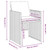 Garden Dining Set 5 pcs Grey Poly Rattan A949-3379950