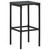 9 Piece Patio Bar Set with Cushions Black A949-3068014