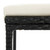 9 Piece Patio Bar Set with Cushions Black A949-3068014