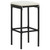 9 Piece Patio Bar Set with Cushions Black A949-3068014