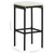 9 Piece Patio Bar Set with Cushions Black A949-3068014