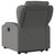 Stand up Massage Recliner Chair Dark Gray Fabric A949-3206011