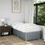 Bed Frame without Mattress Light Gray Twin XL Fabric A949-3285050