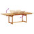 7 Piece Patio Dining Set Solid Wood Acacia and Textilene A949-3279278