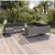 12 Piece Patio Lounge Set with Cushions Poly Rattan Gray A949-3094514