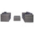6 Piece Patio Sofa Set with Cushions & Pillows Poly Rattan Gray A949-44159