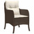 Garden Dining Set 5 pcs Brown Poly Rattan A949-3380157