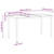 Garden Dining Set 5 pcs Brown Poly Rattan A949-3380157