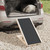 Dog Ramp Gray 27.6"x13.8" Solid Wood Fir A949-172418