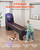 9' Roll and Score Classic Arcade Game Table,  with LED Electronic Scorer & Track Lighting, Sound, A E415-GDQJLEDDK9YCL8XD9V1