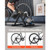 Bike Trainer, 26-29 Inch & 700C Wheels, Foldable Fluid Bicycle Stationary Trainer Stand for Indoor  E415-LTXXLJLTXSSKNUHZ1001V0