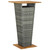 3 Piece Patio Bar Set with Cushions Poly Rattan Gray A949-3064857