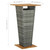 3 Piece Patio Bar Set with Cushions Poly Rattan Gray A949-3064857