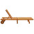 Sun Lounger Solid Acacia Wood A949-311871